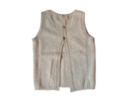 NOR' EASTERLY BACK OPEN VEST PUTTY