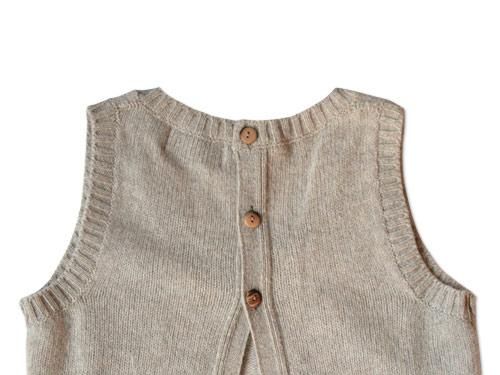 NOR' EASTERLY BACK OPEN VEST PUTTY