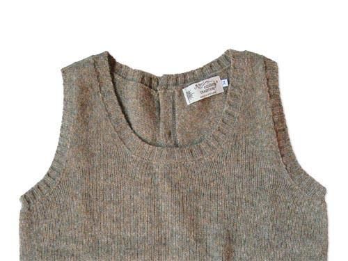 NOR' EASTERLY BACK OPEN VEST OYSTER