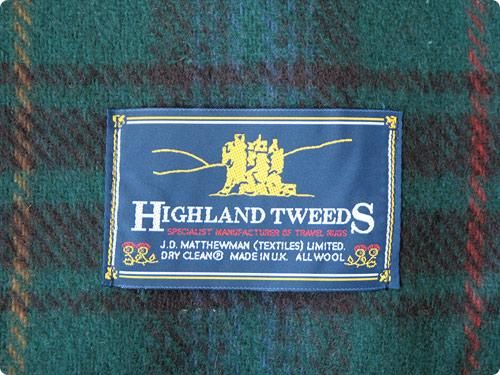 HIGHLAND TWEEDS KNEE RUG ANTIQUE HUNTING STEWART