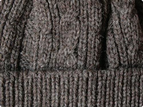 BLACK SHEEP KNIT CAP BROWN