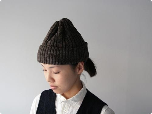 BLACK SHEEP KNIT CAP BROWN