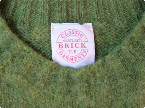 BRICK CREW NECK KNIT ѥåդ OLIVE GROVE