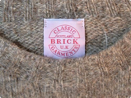 BRICK CREW NECK KNIT ѥåդ OATMEAL