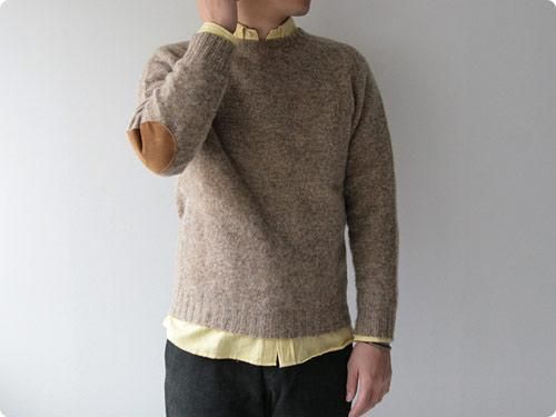 BRICK CREW NECK KNIT ѥåդ OATMEAL