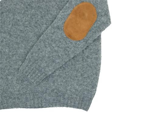 BRICK CREW NECK KNIT ѥåդ MEDIUM GRAY