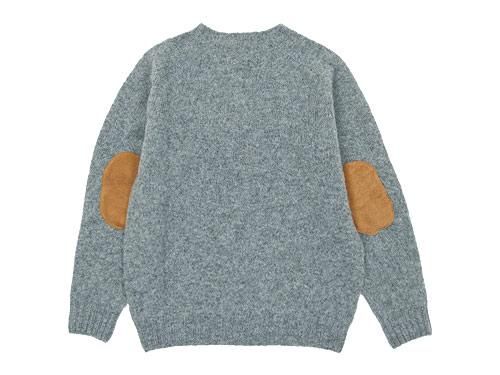 BRICK CREW NECK KNIT ѥåդ MEDIUM GRAY