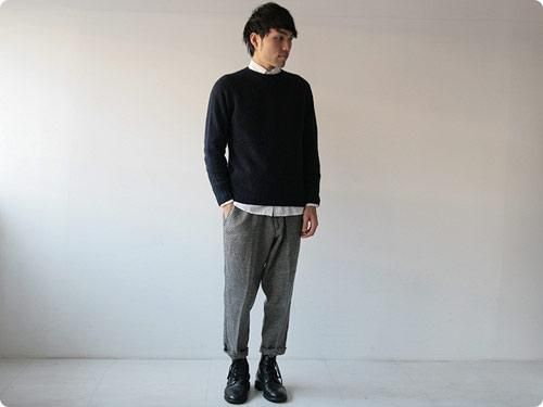 BRICK CREW NECK KNIT ѥåդ NEW NAVY