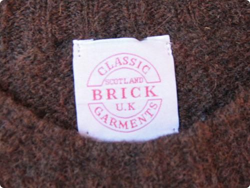 BRICK CREW NECK KNIT ѥåդ COFFEE