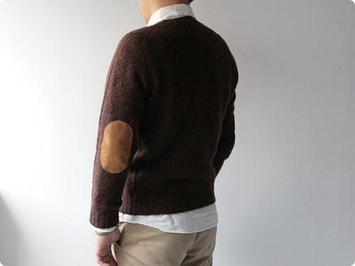BRICK CREW NECK KNIT ѥåդ COFFEE