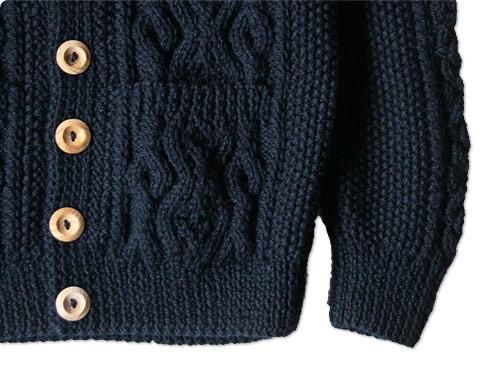 INVERALLAN 3A CARDIGAN NAVY