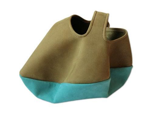 ߥ circle bag mini 13MUSTARD x TURQUOISE