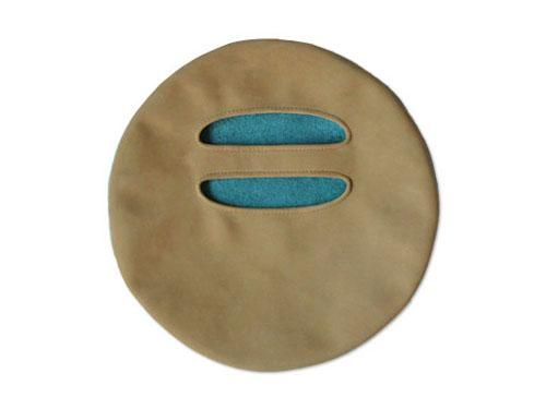 ߥ circle bag mini 13MUSTARD x TURQUOISE