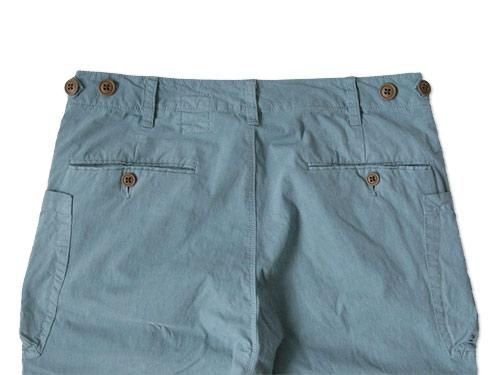 dip cotton nylon pants SAX