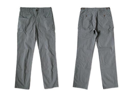 dip cotton nylon pants GRAY
