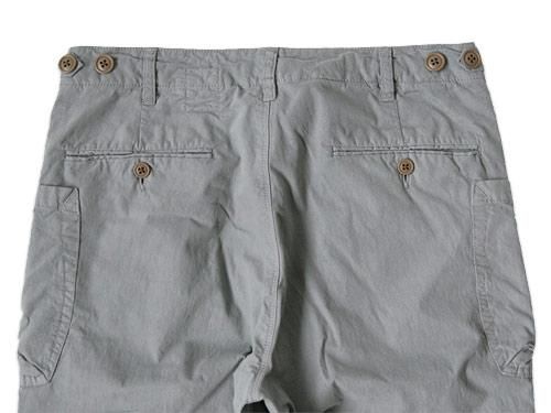 dip cotton nylon pants GRAY