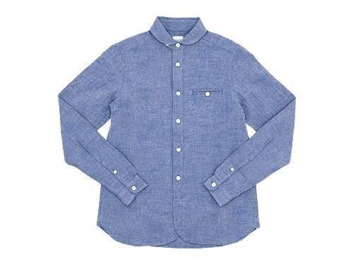 maillot sunset round work shirts BLUE