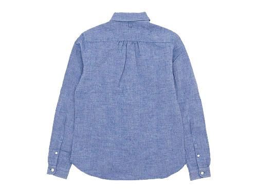 maillot sunset round work shirts BLUE