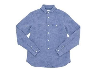 maillot sunset round work shirts BLUE