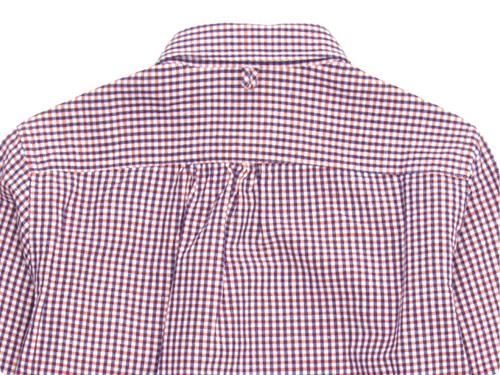 maillot sunset gingham B.D. shirts ORANGE x BLUE