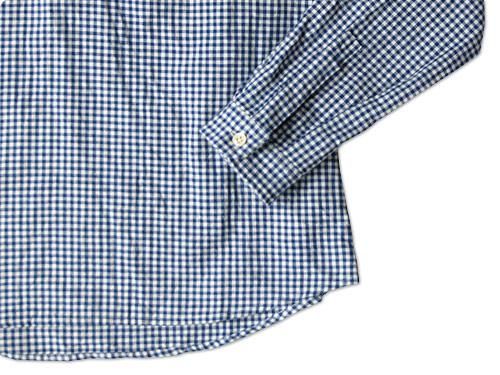 maillot sunset gingham P/O shirts BLUE x WHITE