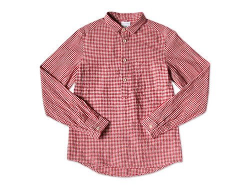maillot sunset gingham P/O shirts RED x WHITE