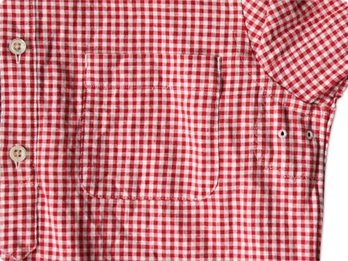 maillot sunset gingham P/O shirts RED x WHITE