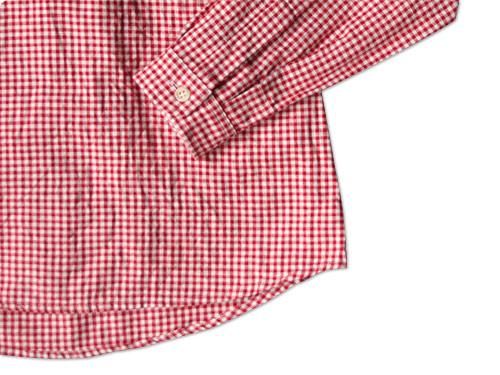 maillot sunset gingham P/O shirts RED x WHITE