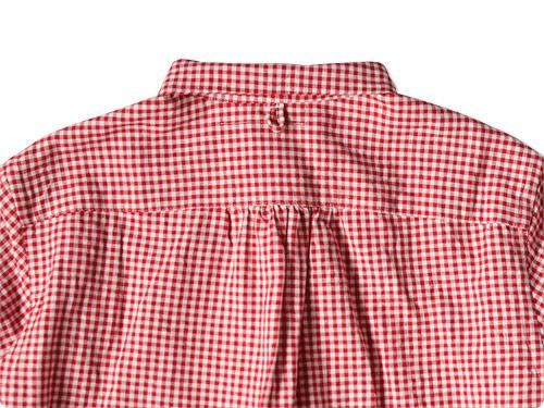 maillot sunset gingham P/O shirts RED x WHITE