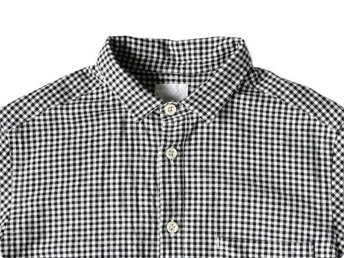 maillot sunset gingham P/O shirts BLACK x WHITE