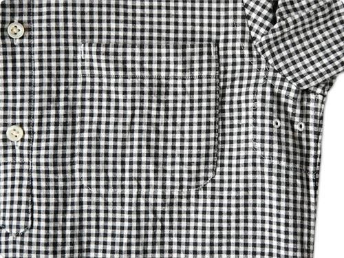 maillot sunset gingham P/O shirts BLACK x WHITE