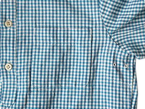 maillot sunset gingham P/O shirts SAX x BLUE
