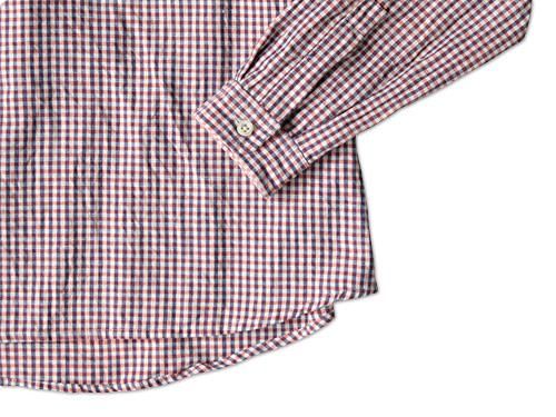 maillot sunset gingham P/O shirts ORANGE x BLUE