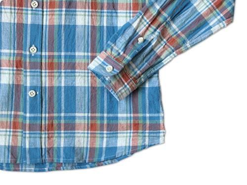 maillot madras B.D. shirts BLUE