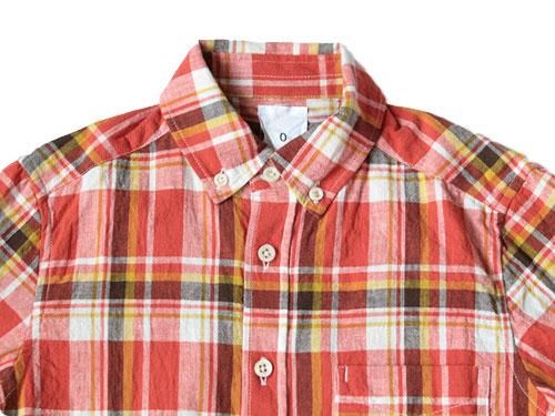 maillot madras B.D. shirts ORANGE