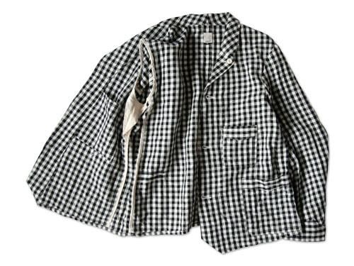 TATAMIZE WORK JACKET BLACK x WHITE
