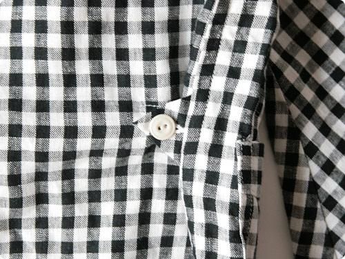 TATAMIZE WORK JACKET BLACK x WHITE
