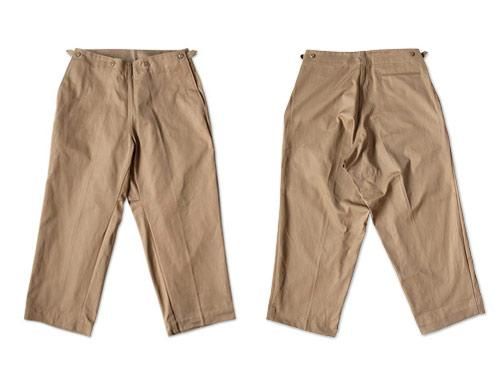 TUKI Cropped Pants KHAKI