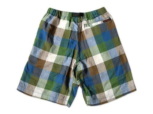 GRAMICCI BLOCK CHECK GRAMICCI SHORTS NAVY