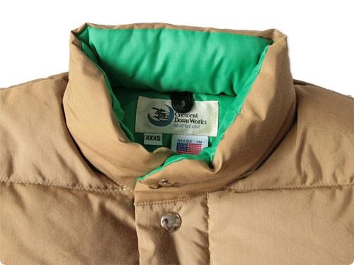 Crescent Down Works ITALIAN VEST TAN x KELLY