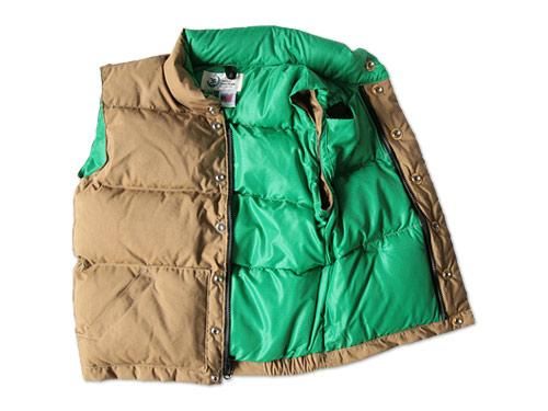 Crescent Down Works ITALIAN VEST TAN x KELLY