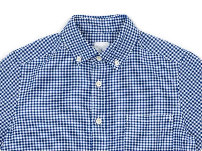 maillot sunset gingham B.D. shirts BLUE x WHITE