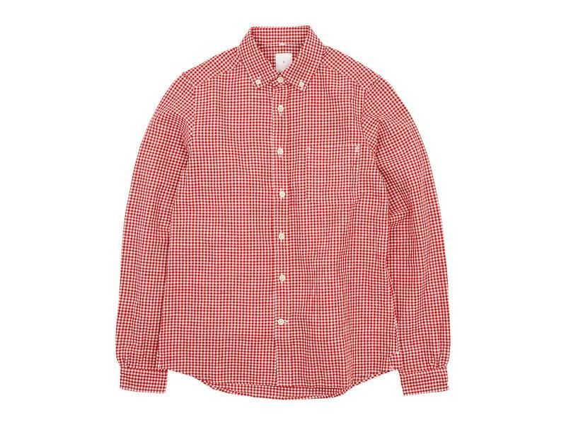 maillot sunset gingham B.D. shirts RED x WHITE