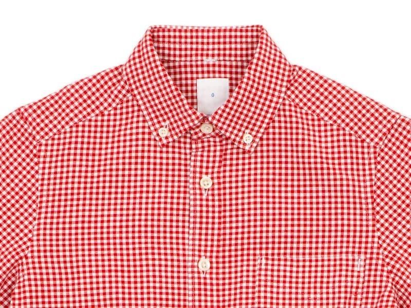 maillot sunset gingham B.D. shirts RED x WHITE