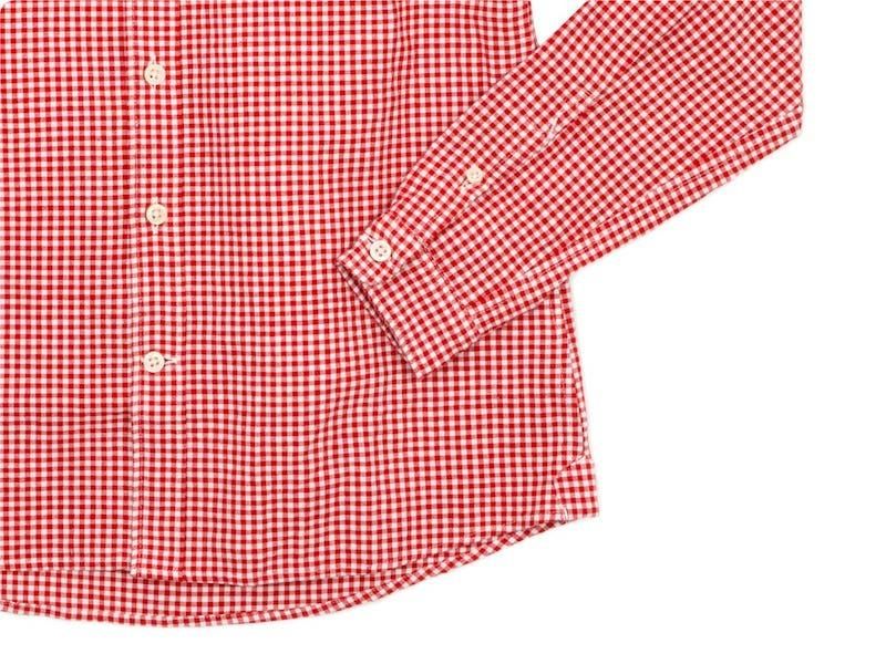 maillot sunset gingham B.D. shirts RED x WHITE