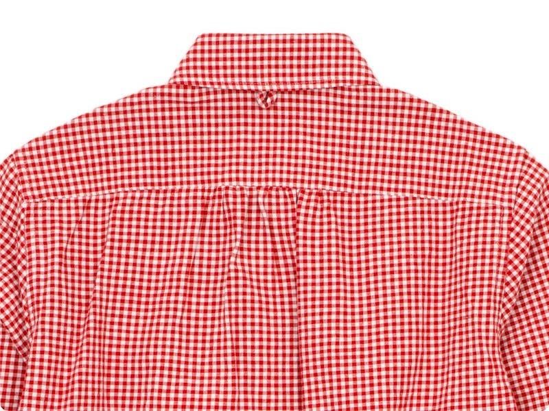 maillot sunset gingham B.D. shirts RED x WHITE