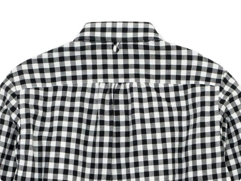 maillot sunset big gingham B.D. shirts BIG BLACK x WHITE