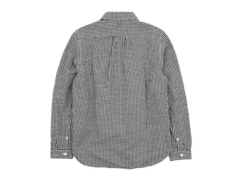maillot sunset gingham round work shirts BLACK x WHITE