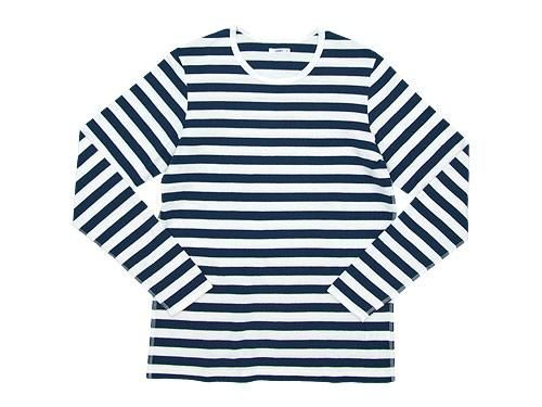 maillot ボーダー長袖Tシャツ NAVY maillot通販・取扱い rusk