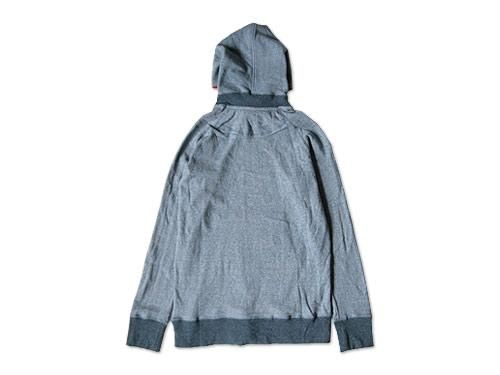 maillot back color pull parka STONE BLUE